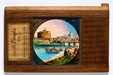 Castel S. Angelo-Roma Serie di vetri per lanterna magica dissolventi Edward George Wood, Londra, 1886-1893 Coll. Museo Nazional